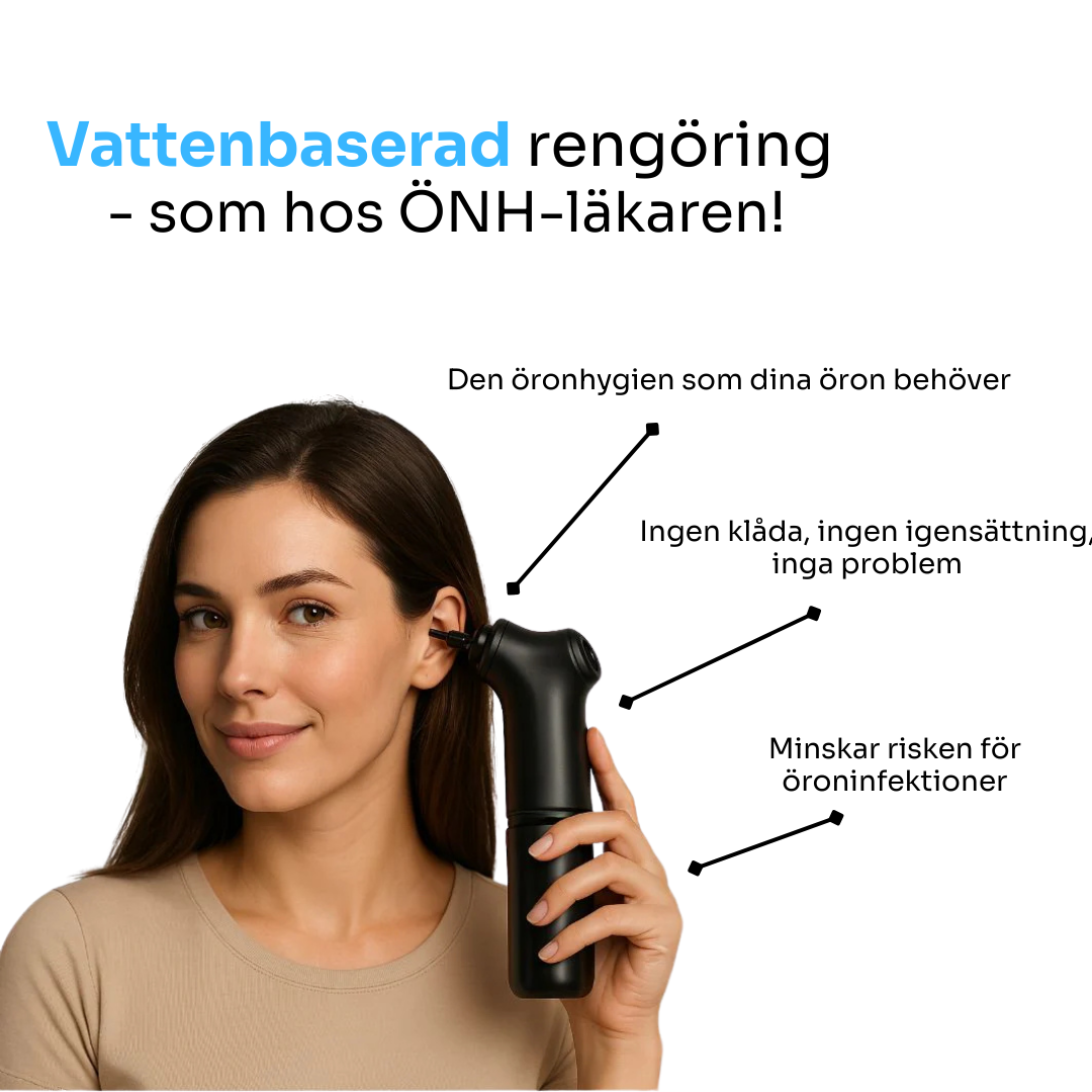 Aurisense™ PRO | Få de renaste öronen i ditt liv - på bara 60 sekunder