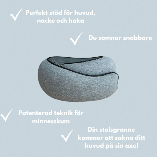 ReseDröm™ | Säg adjö till nackvärk och obekväm sömn när du reser!