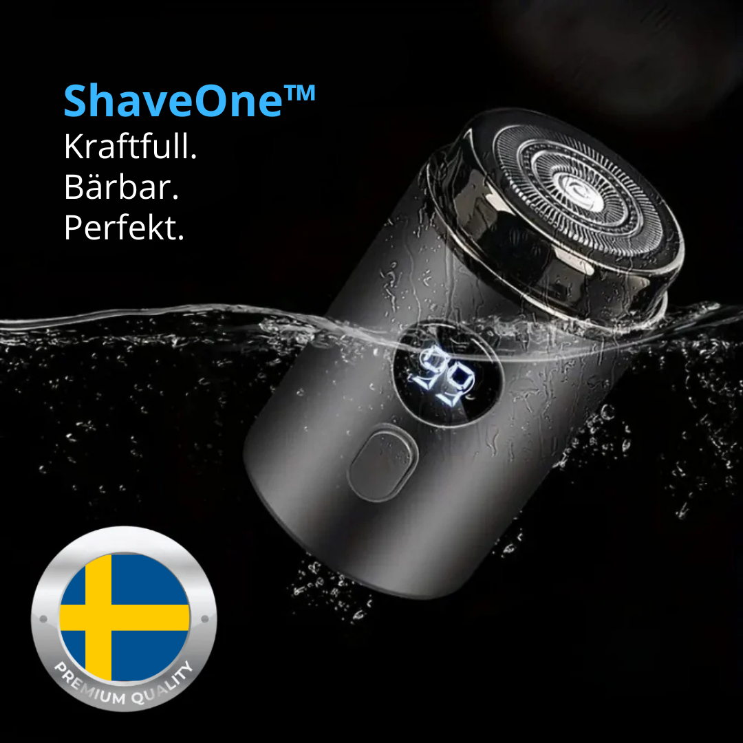 ShaveOne™ | Ett glatt resultat, alltid lika nära handen