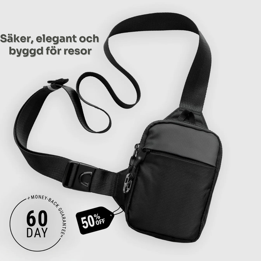 SäkraSling™ | Det smarta, säkra och eleganta sättet att bära med sig det viktigaste – handsfree och bekymmersfritt.