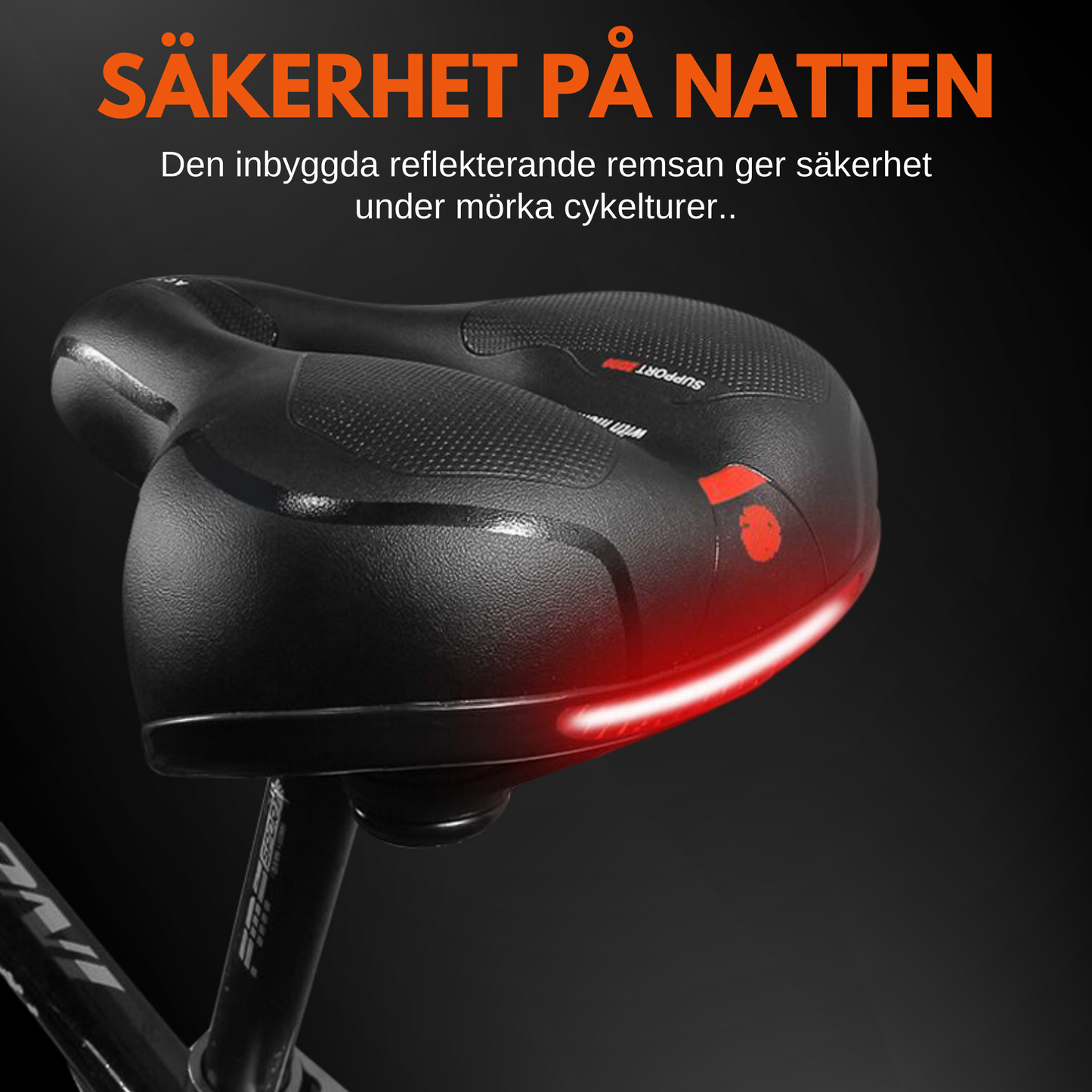 ComfortPro - Premium smärtfri cykelsadel