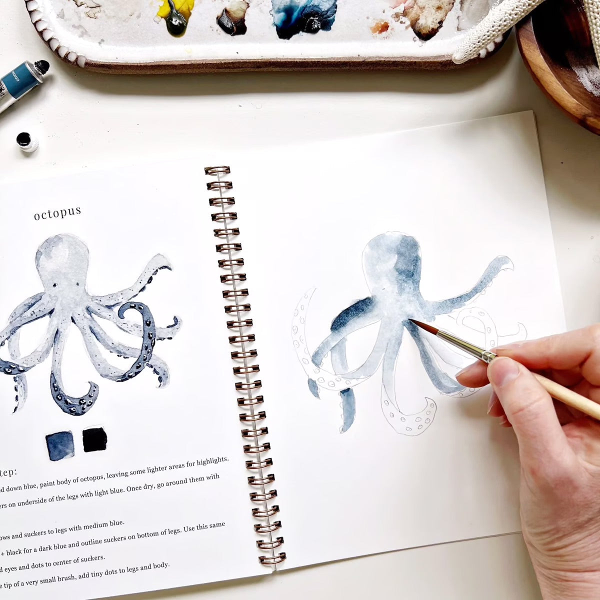 Akvarellia™ | Tänd din kreativitet med vår roliga arbetsbok för akvarell!