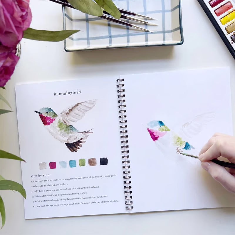 Akvarellia™ | Tänd din kreativitet med vår roliga arbetsbok för akvarell!
