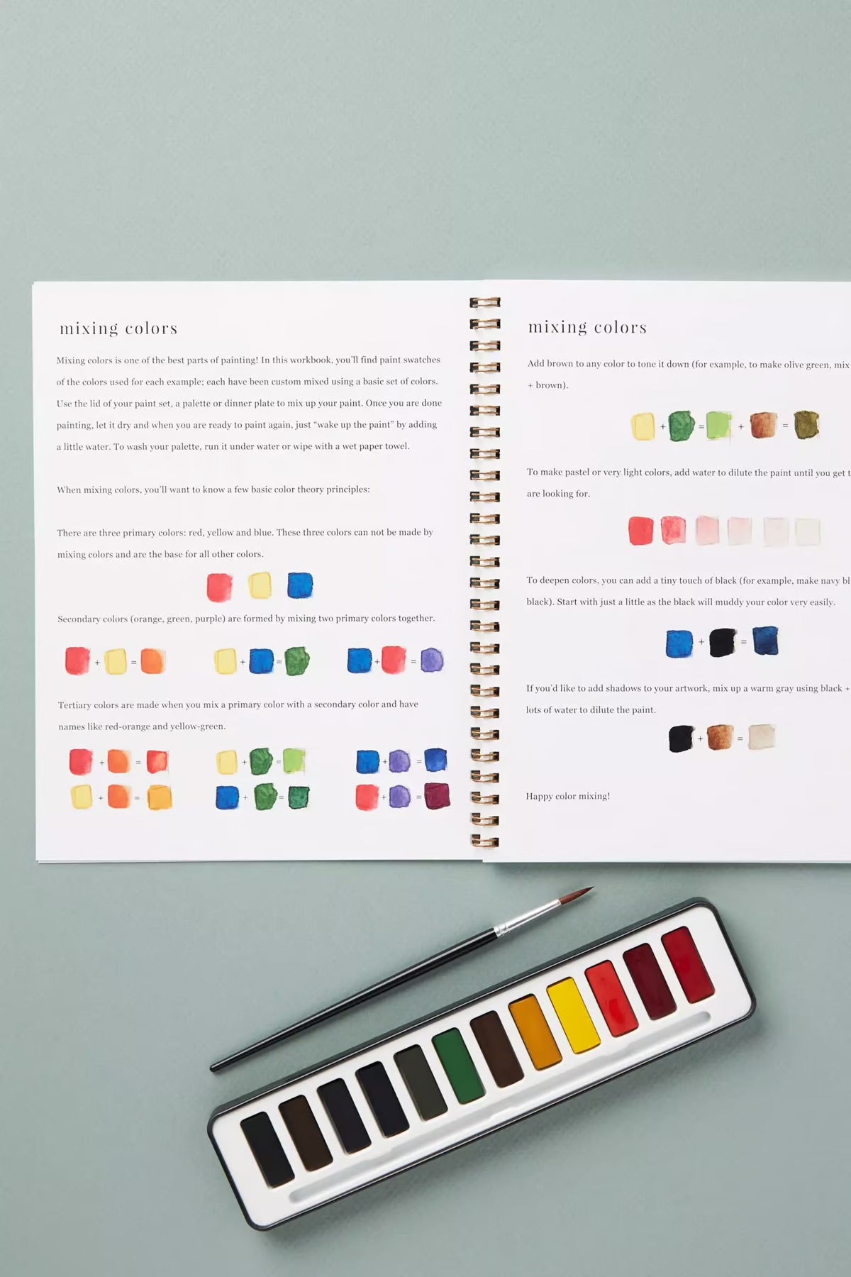Akvarellia™ | Tänd din kreativitet med vår roliga arbetsbok för akvarell!