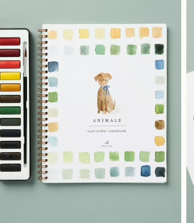 Akvarellia™ | Tänd din kreativitet med vår roliga arbetsbok för akvarell!